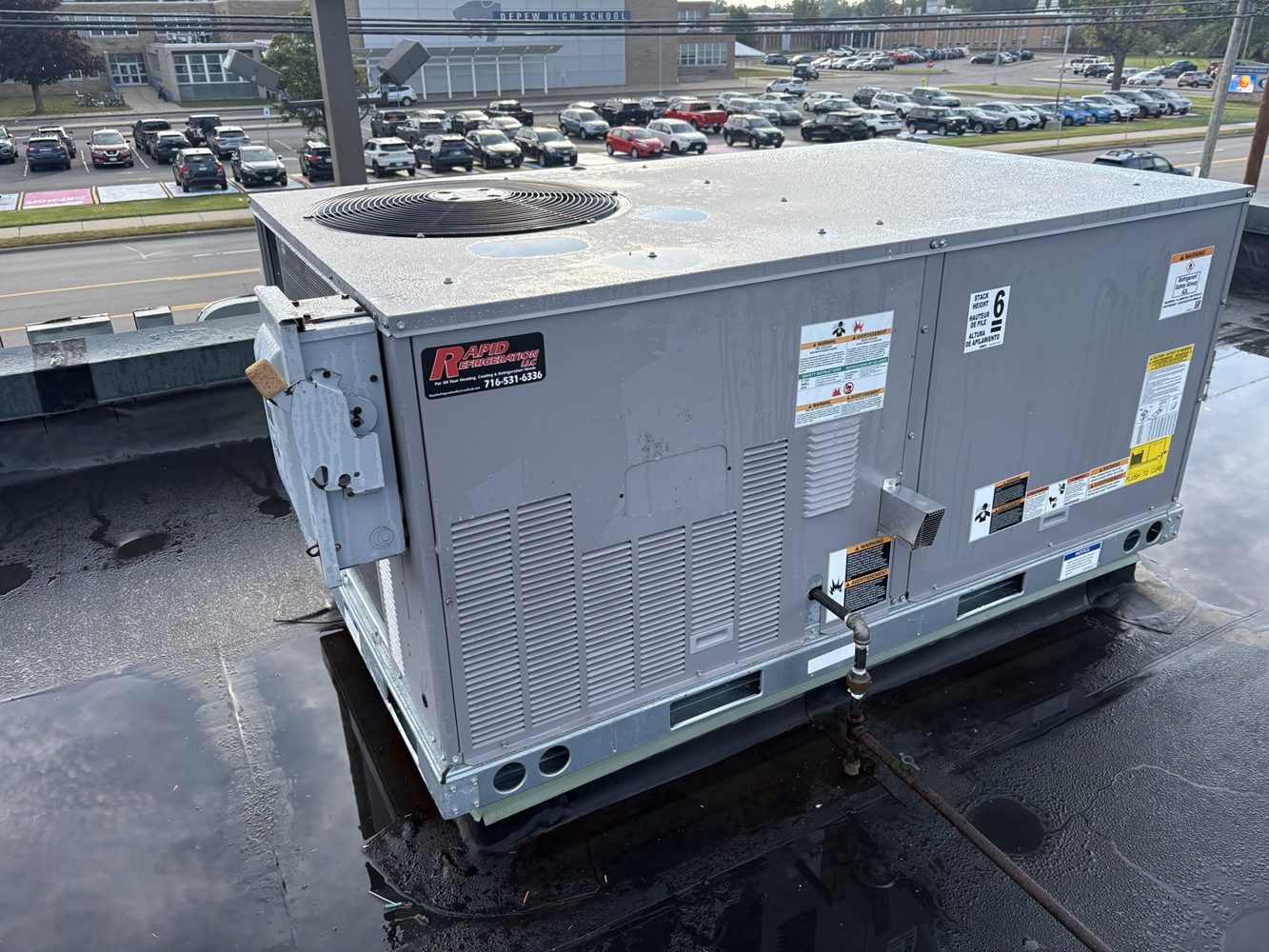Commercial rooftop equipment
