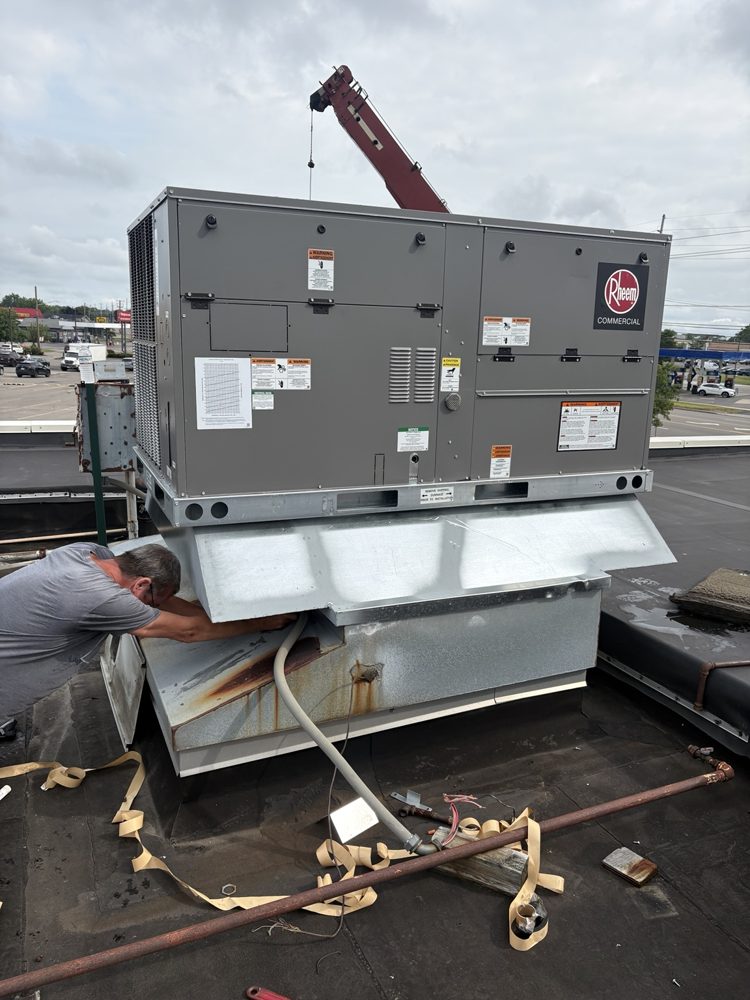 Commercial rooftop installation